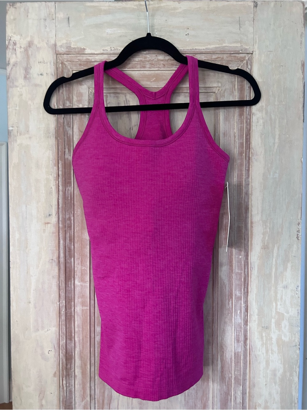 lululemon athletica Magenta Ribbed Racerback Tank